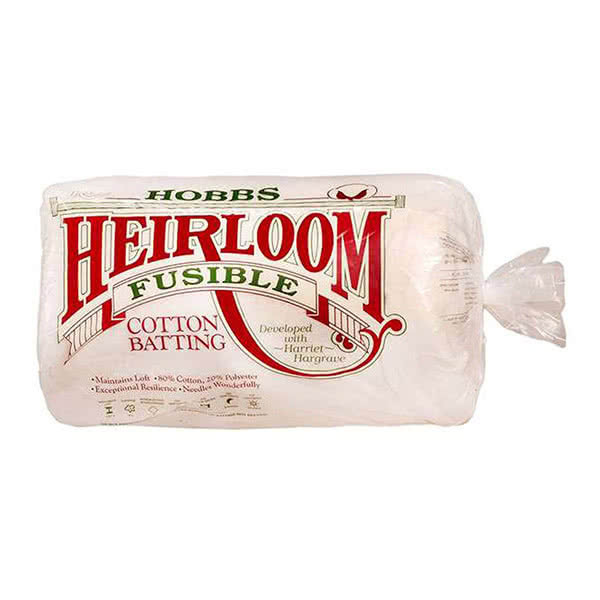 Hobbs Batting Heirloom 80/20 Fusible Queen Size Quilt Batting Hobbs Batting Heirloom 80/20 Fusible Queen Size Quilt Batting